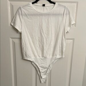 NWOT White Short Sleeve Bodysuit